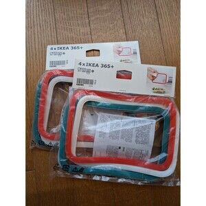 IKEA 365+ Replacement Lid Gasket Rectangular 2 X Pack of 4 New